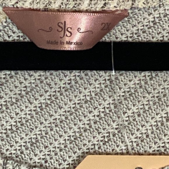 NWT SJS Knit Diagonal Stripe Top - Picture 7 of 7